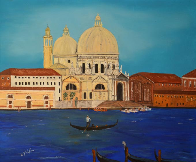 Ölgemälde "Venedig" Art BF